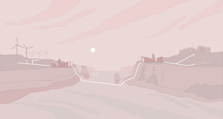 BritNed channel illustration BritNed channel illustration