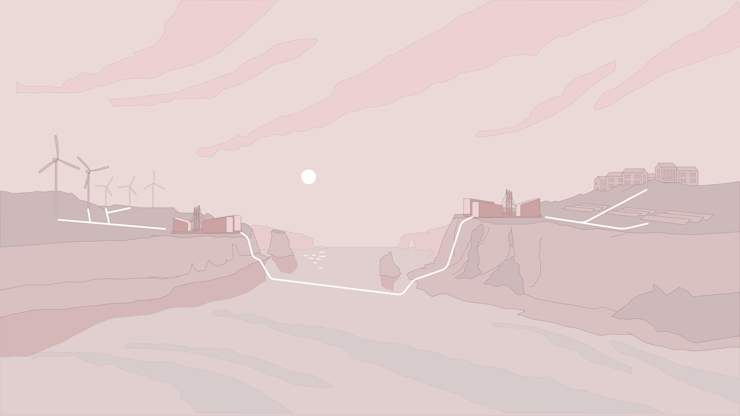 BritNed channel illustration BritNed channel illustration