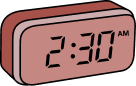 Prevention tech in auto insurance  clock decoration
