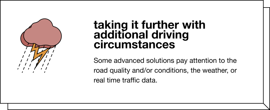Driving circumstances text