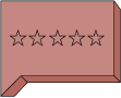 Prevention tech in auto insurance star decoration