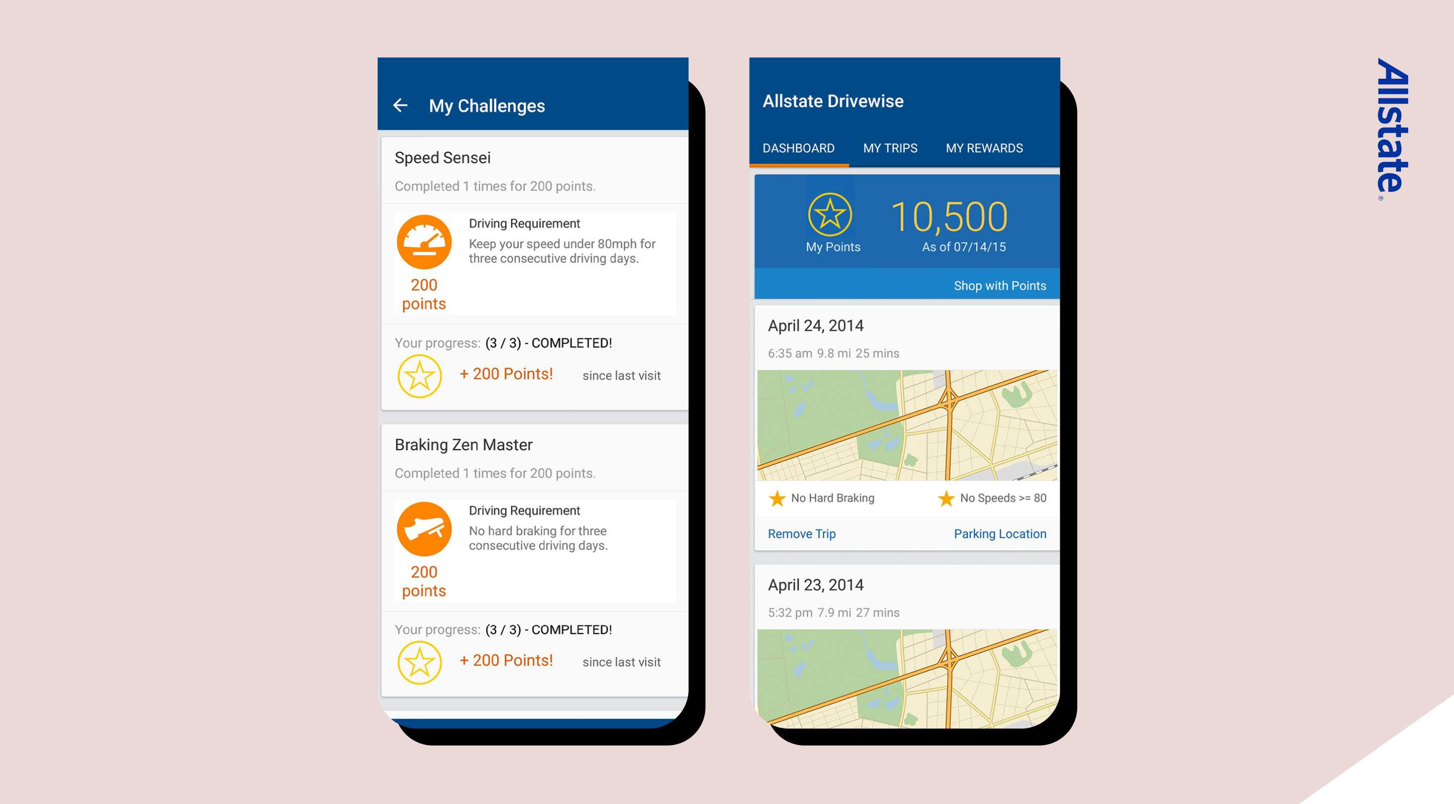 Drivewise app view