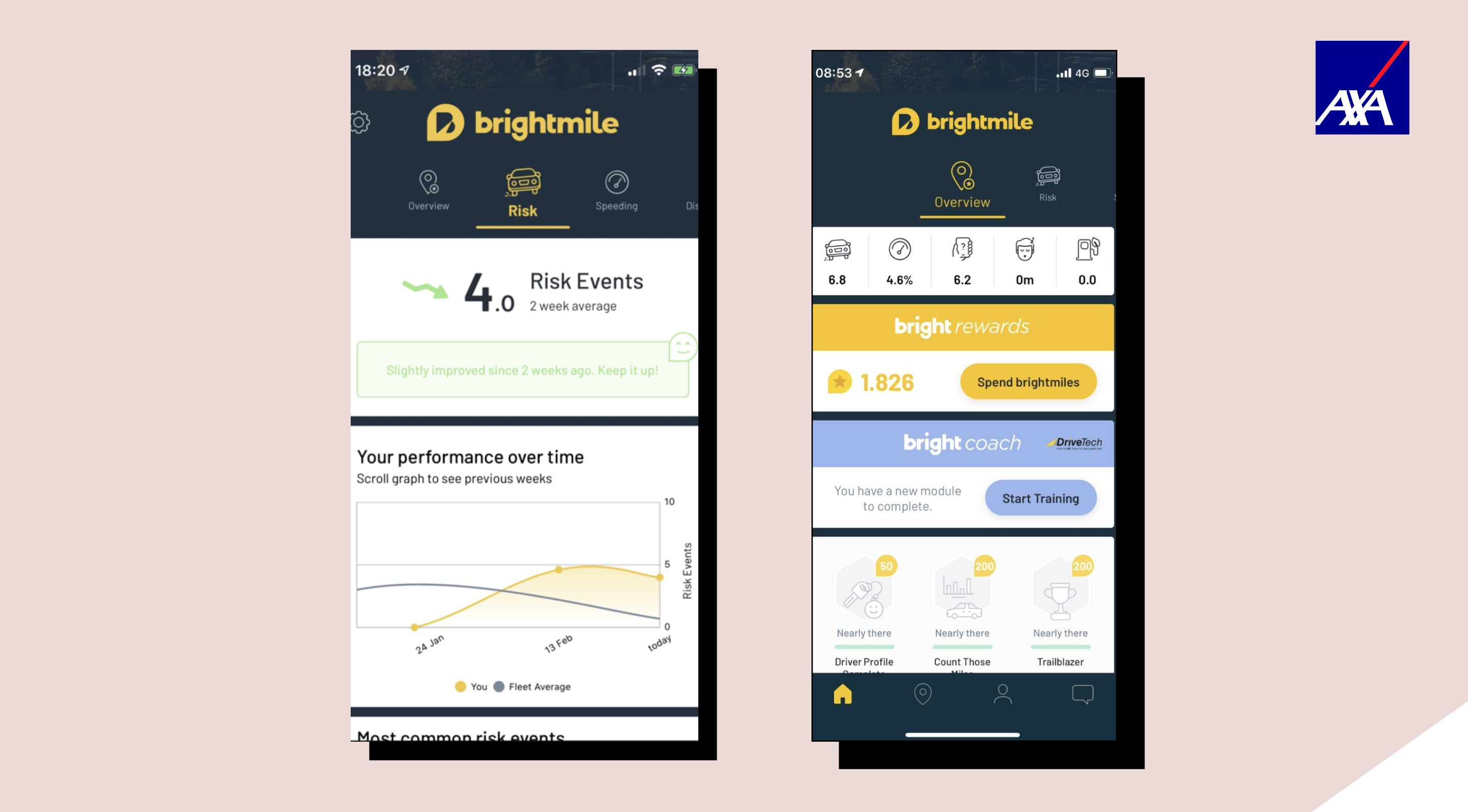 Brightmile app view