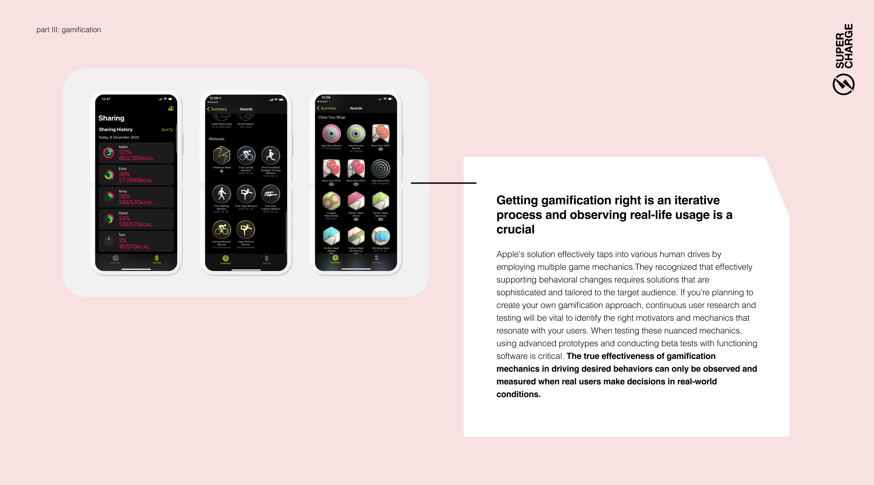 Apple's Activity and Health tracker