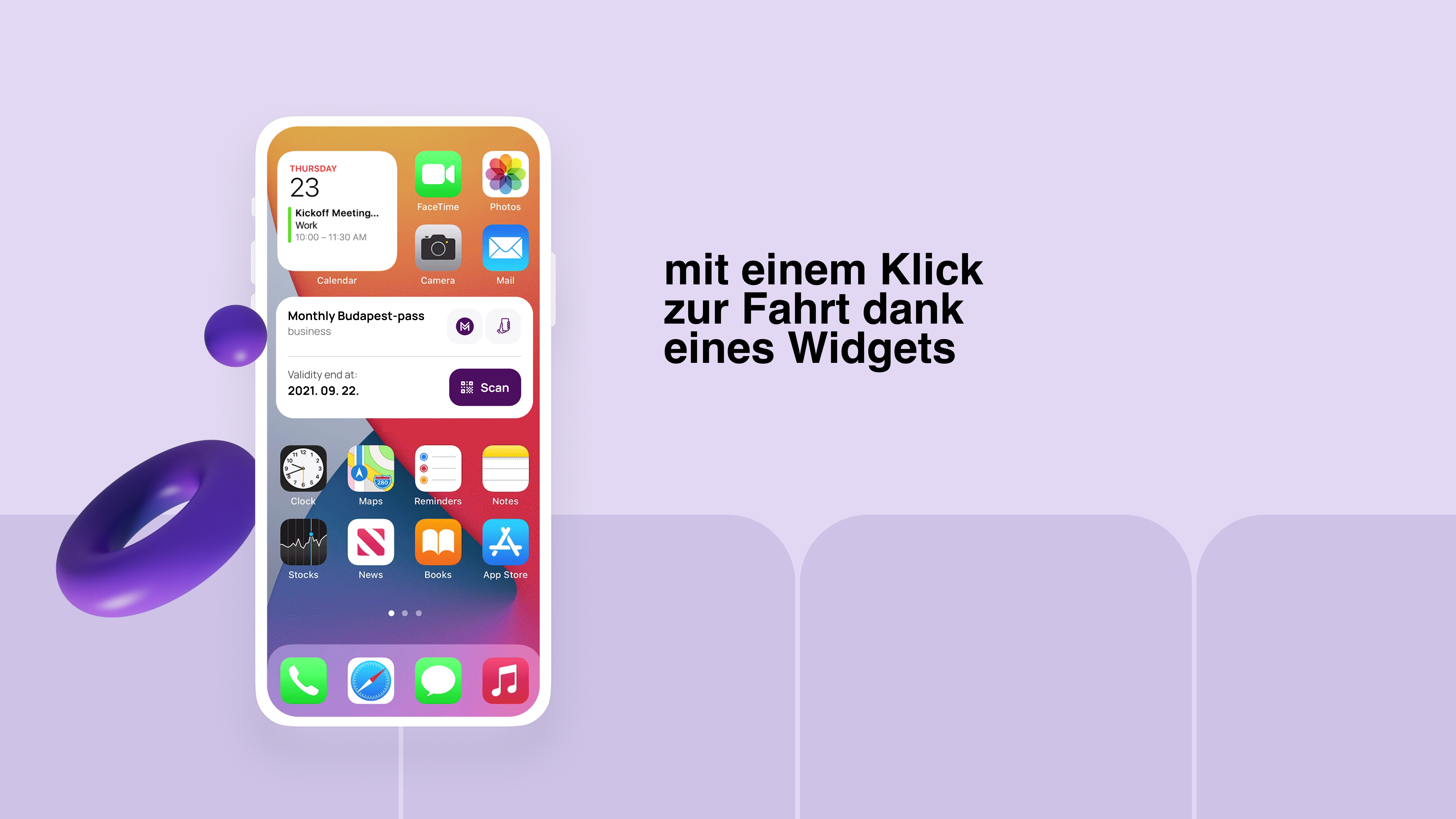 Budapest Go widget - german