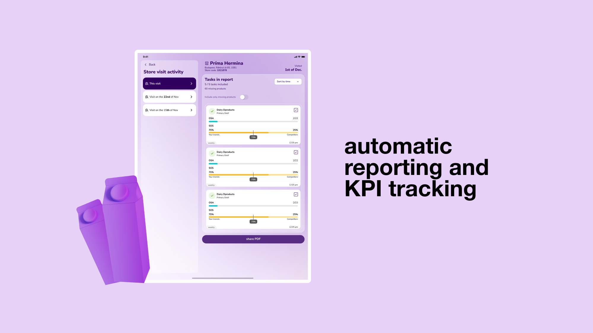 Trax Now - Reporting