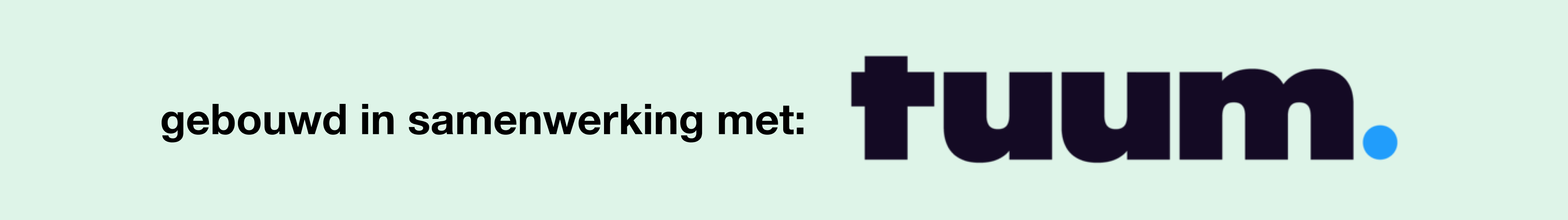Tuum partnership banner dutch