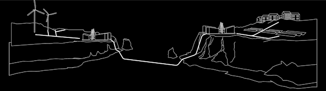 interconnector cable connecting two countries