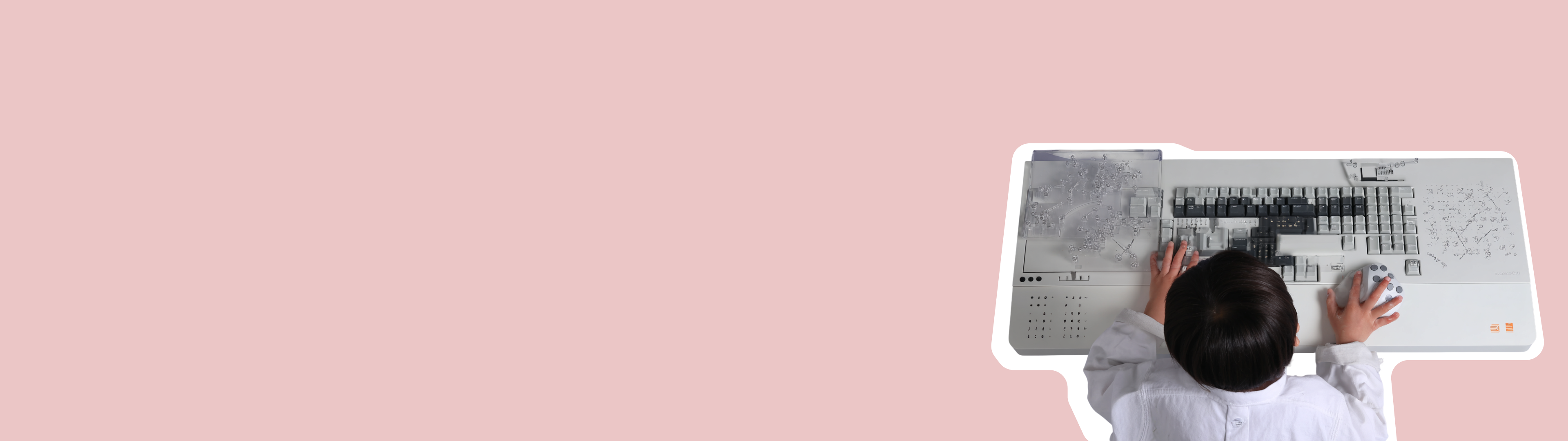 ai blog header Man prompting AI