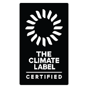 the climate label certification logo