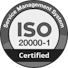 ISO 20000-1 certificate logo