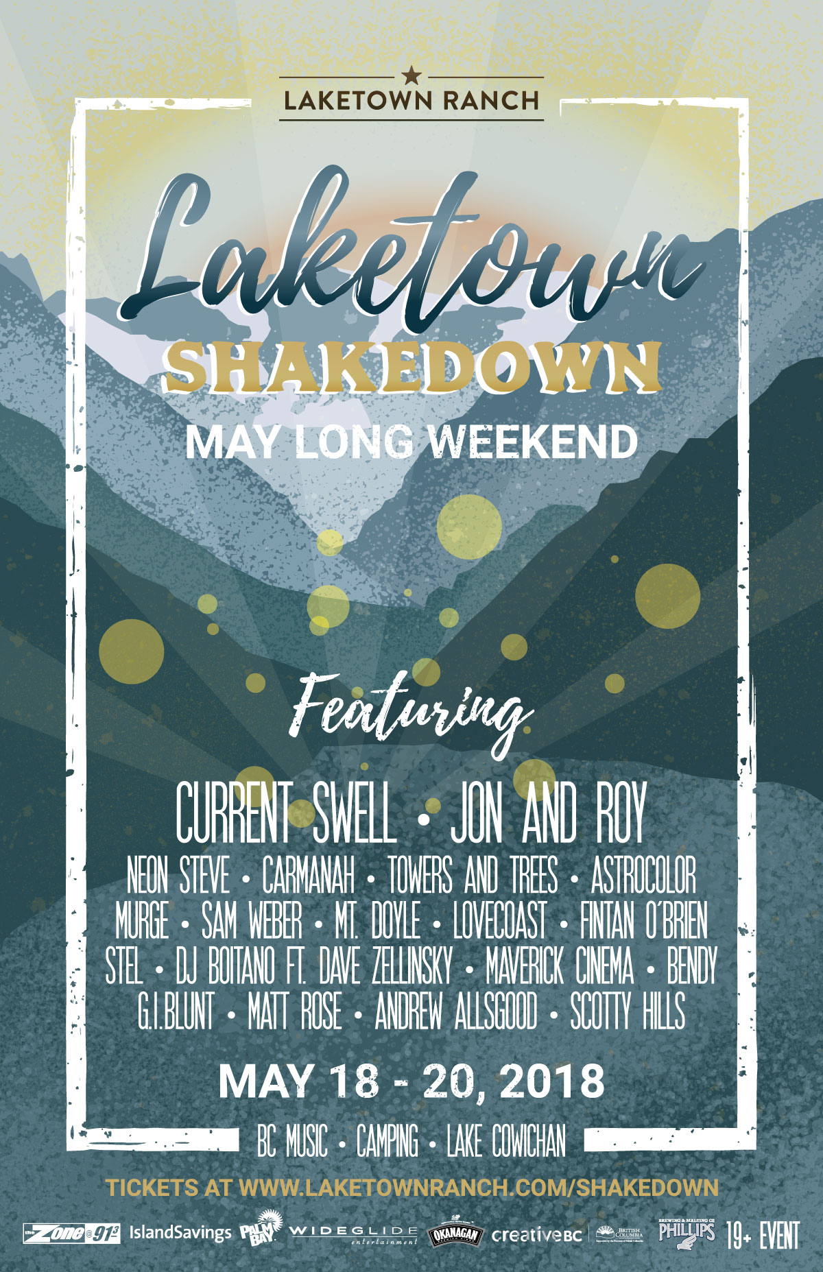 Shakedown May 2018 Artists