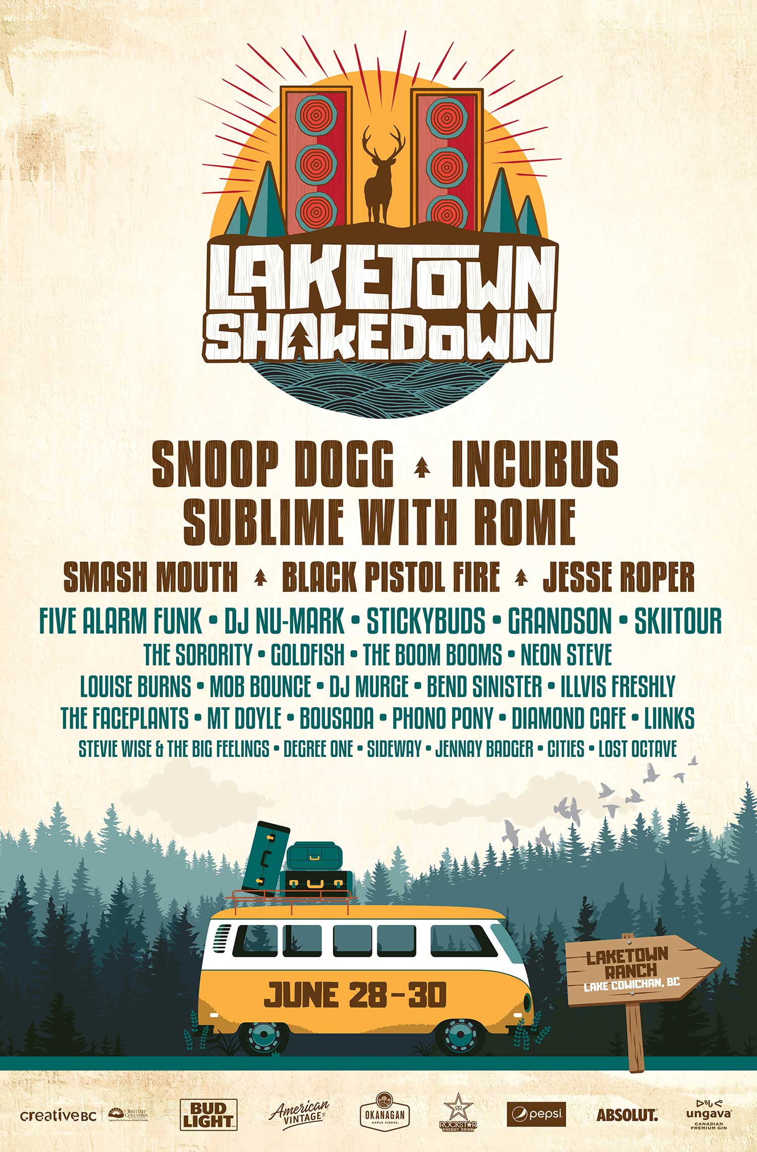 Shakedown 2019 Artists