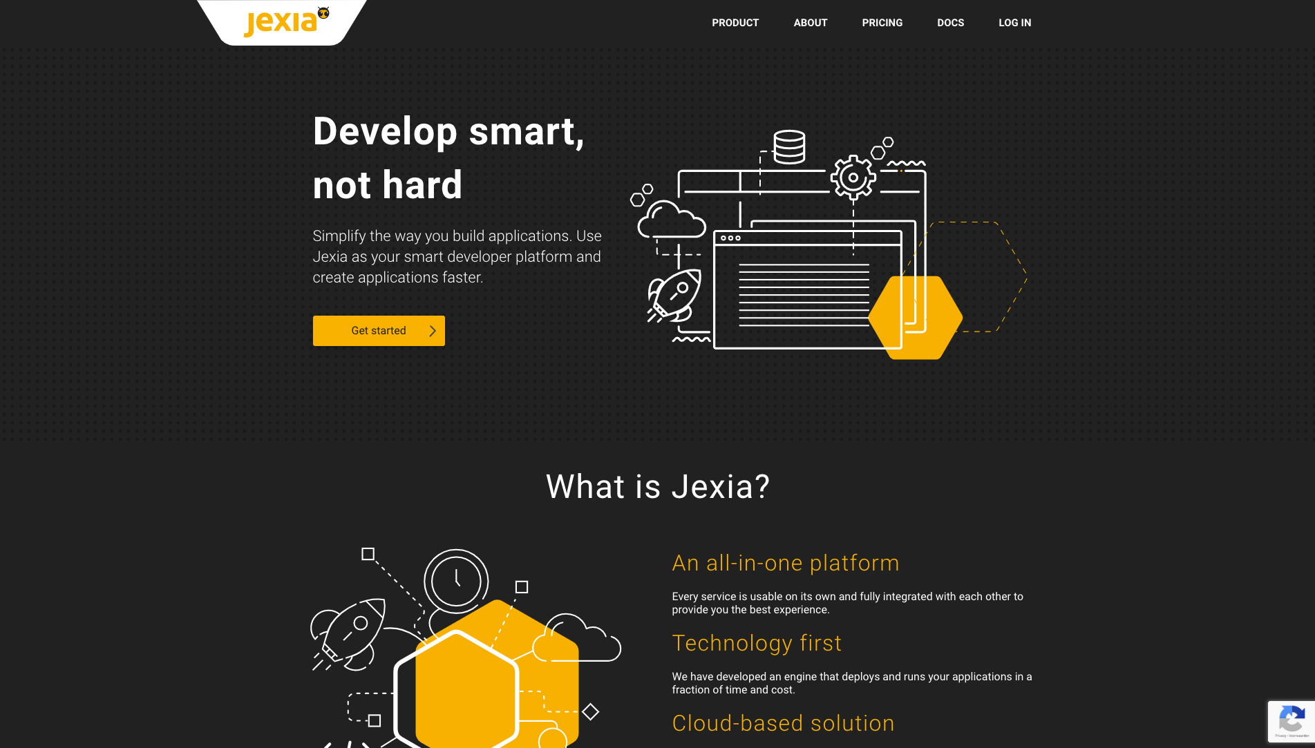 Corporate website voor Jexia