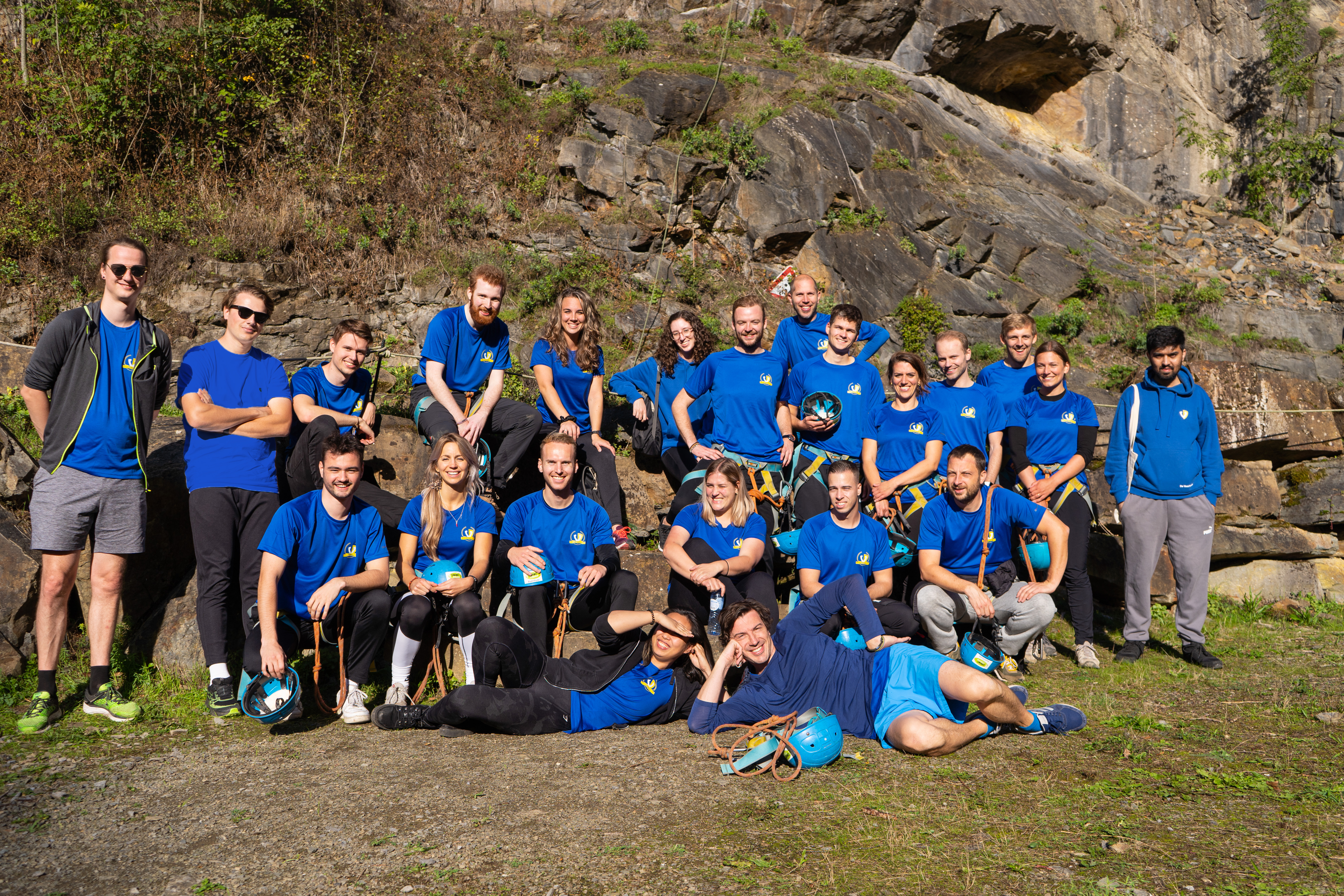 Team van De Voorhoede tijdens het Lustrum weekend
