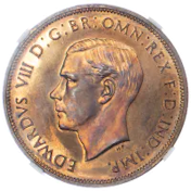 1937 Edward VIII Penny