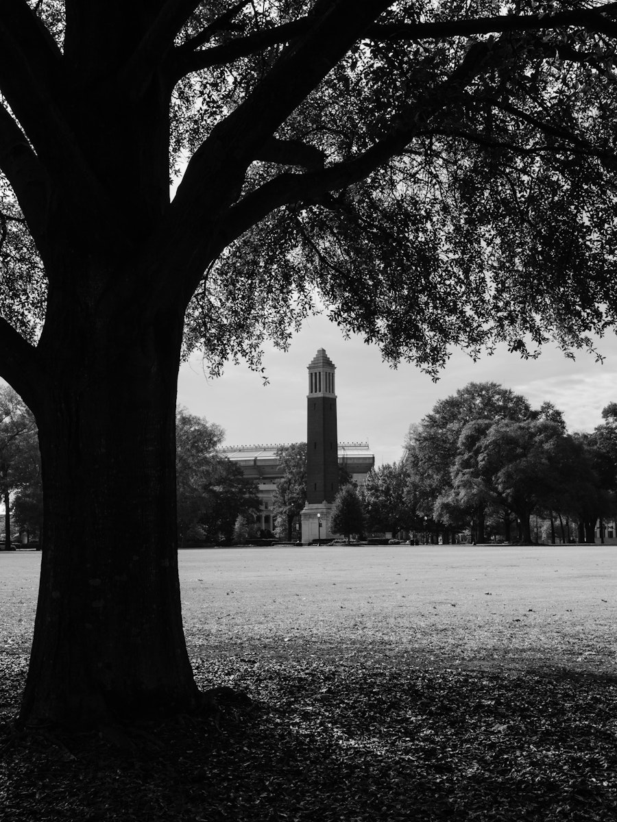 University of Alabama campus.