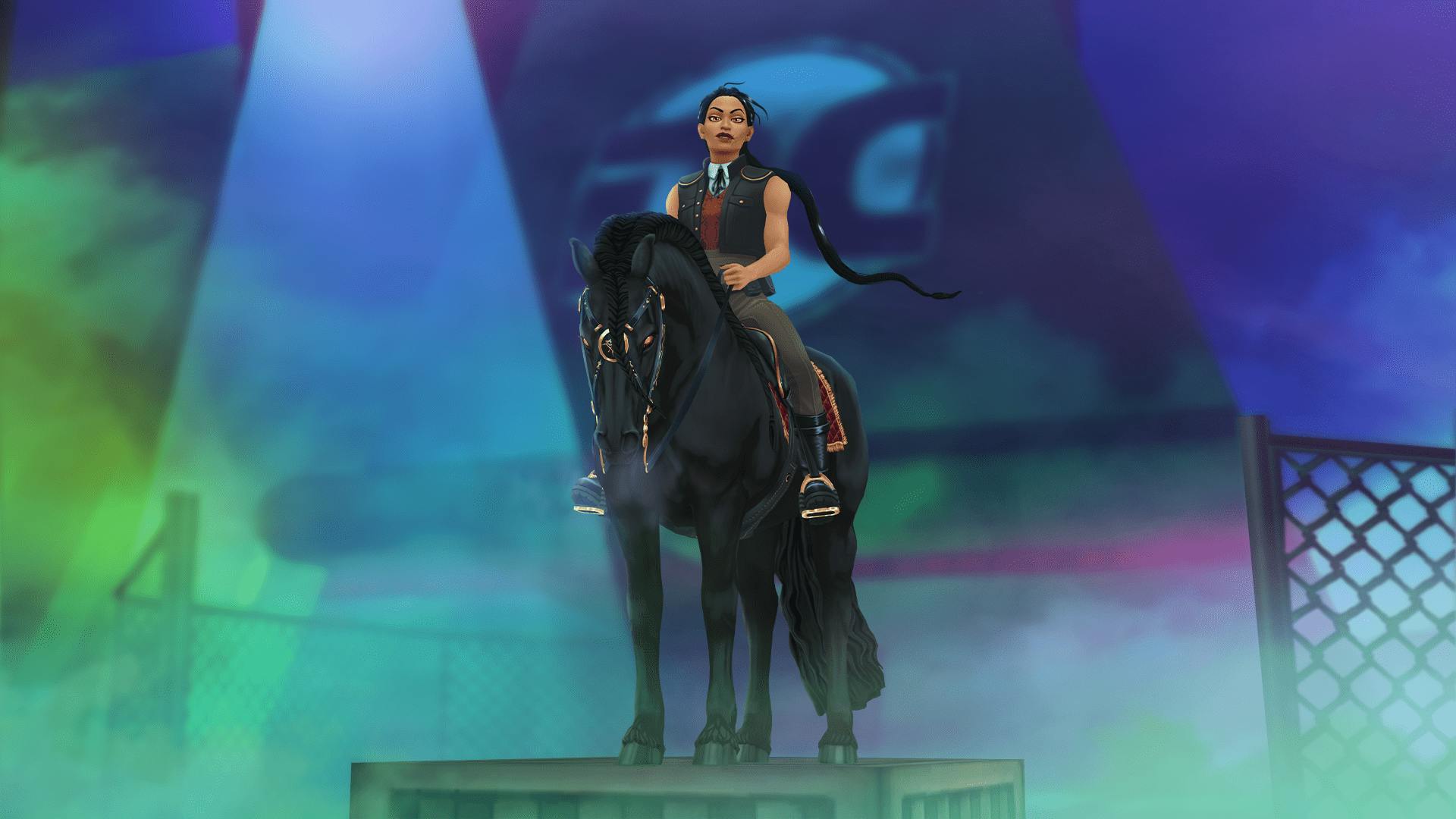 Star Stable dark rider Sabine