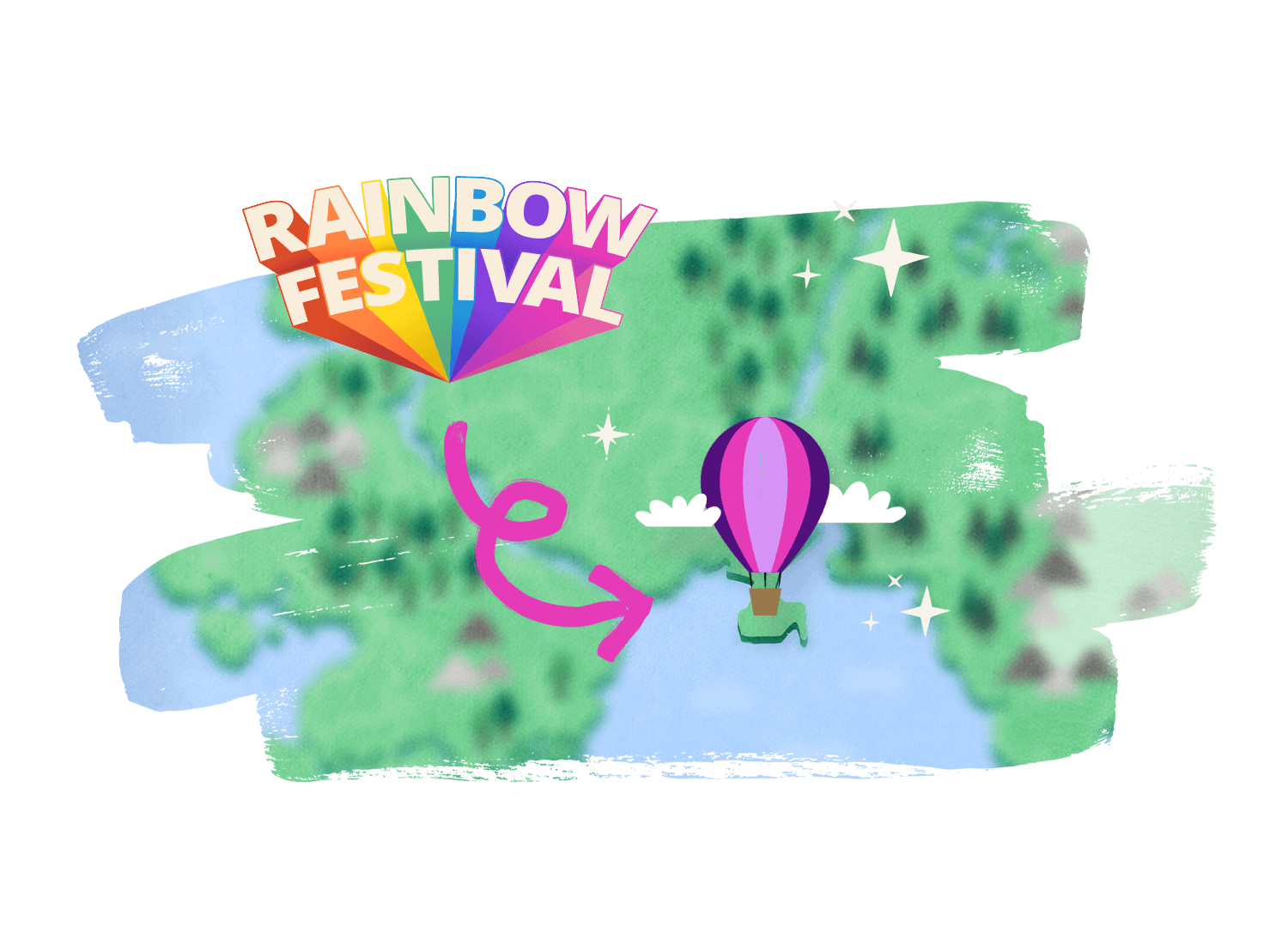 Rainbow festival star stable