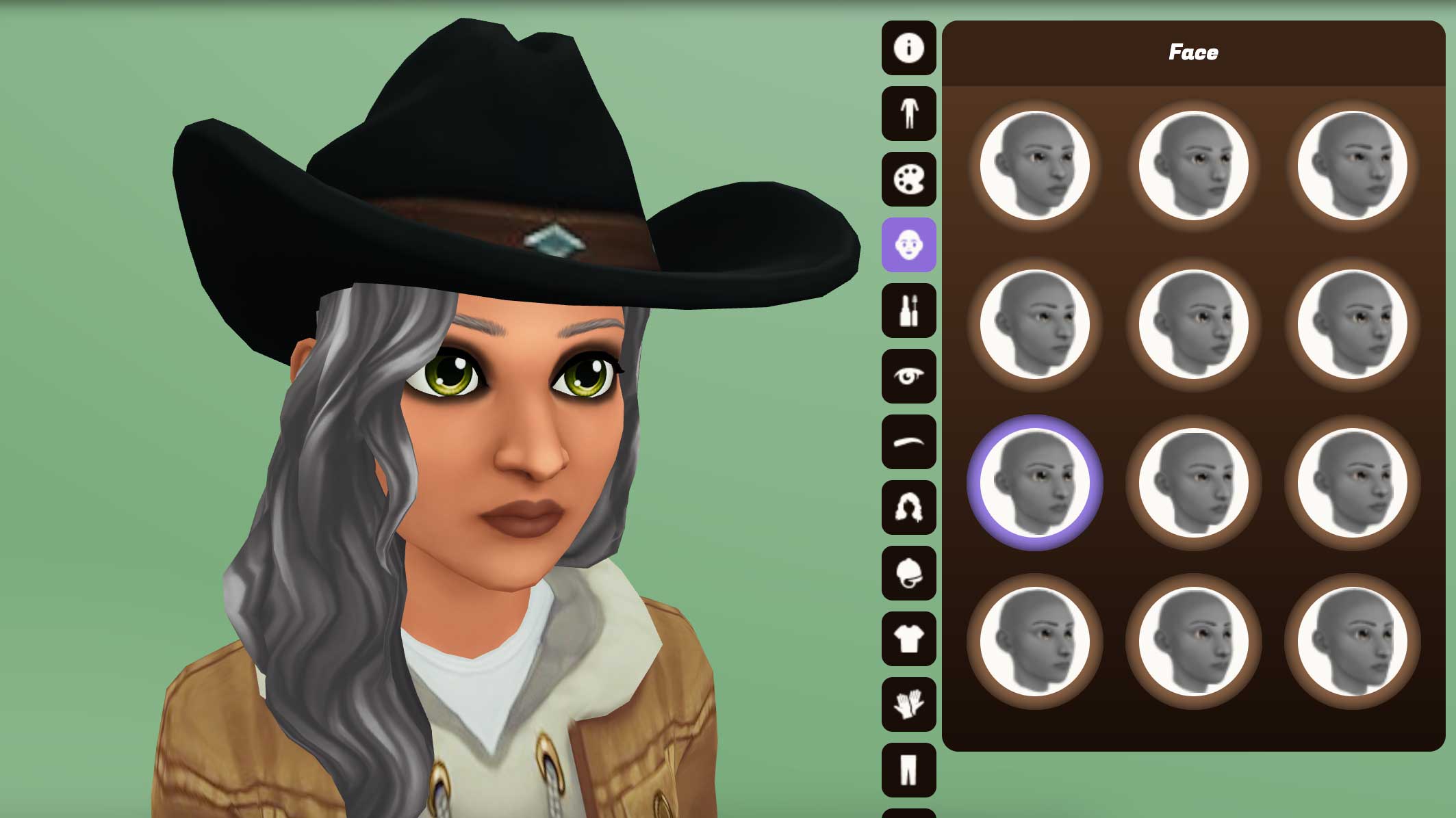 Player character page