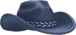 hat blue