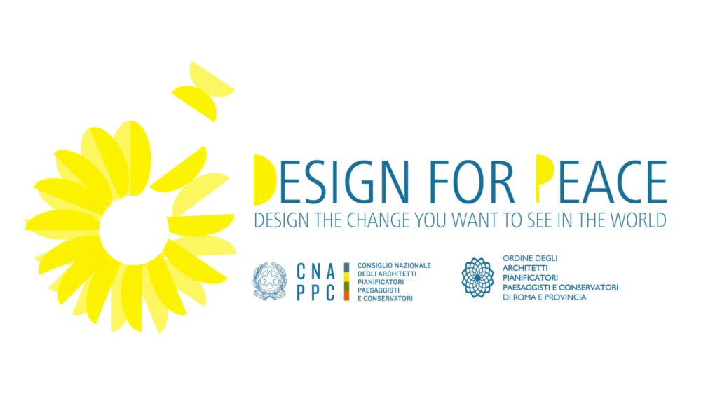 Logo completo di Design for Peace