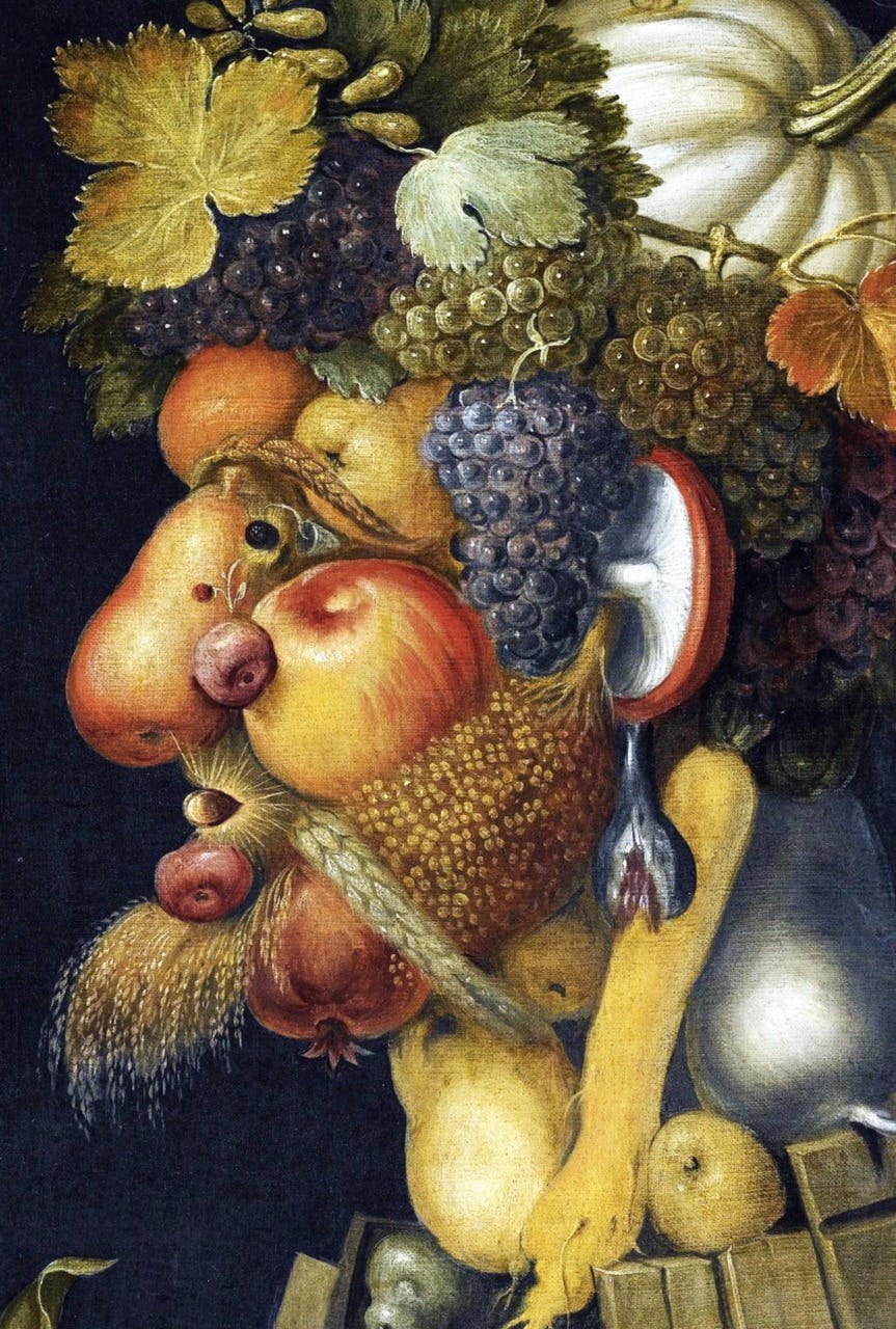 Dipinto di Giuseppe Arcimboldo, Autunno (1572)