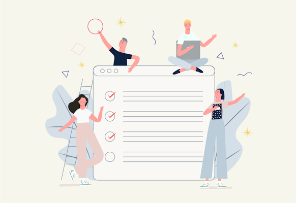 Illustrazione questionario