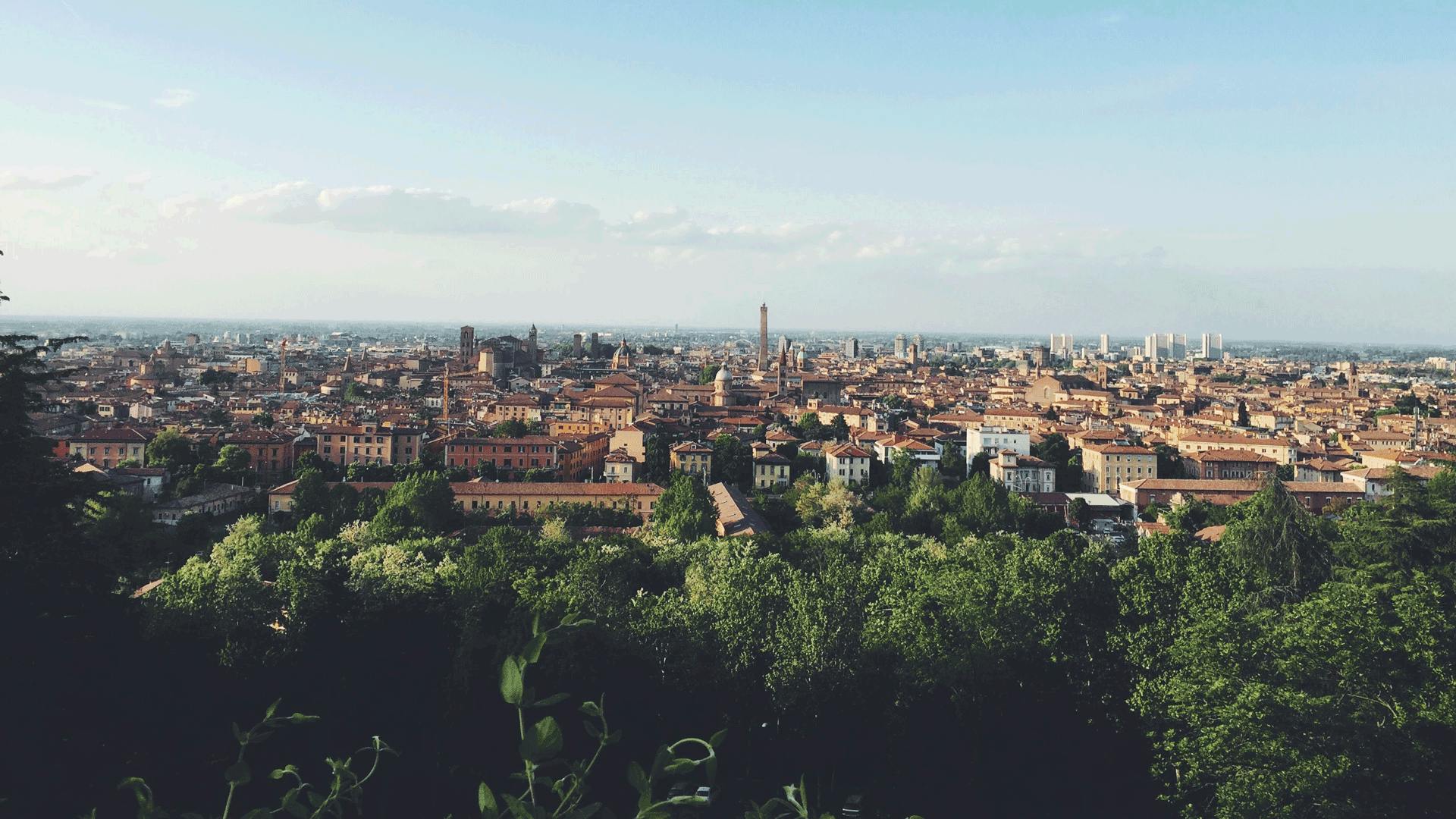Vista su Bologna