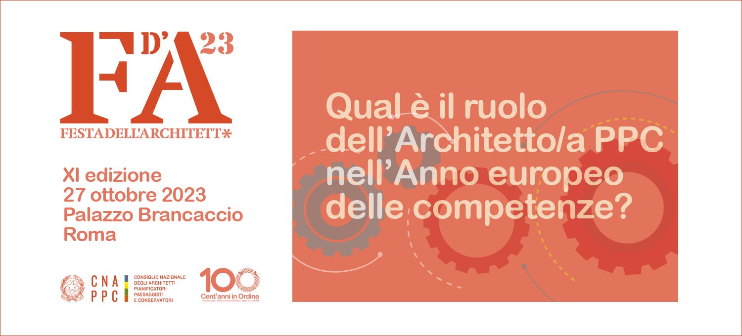 Cover image Festa dell'architetto