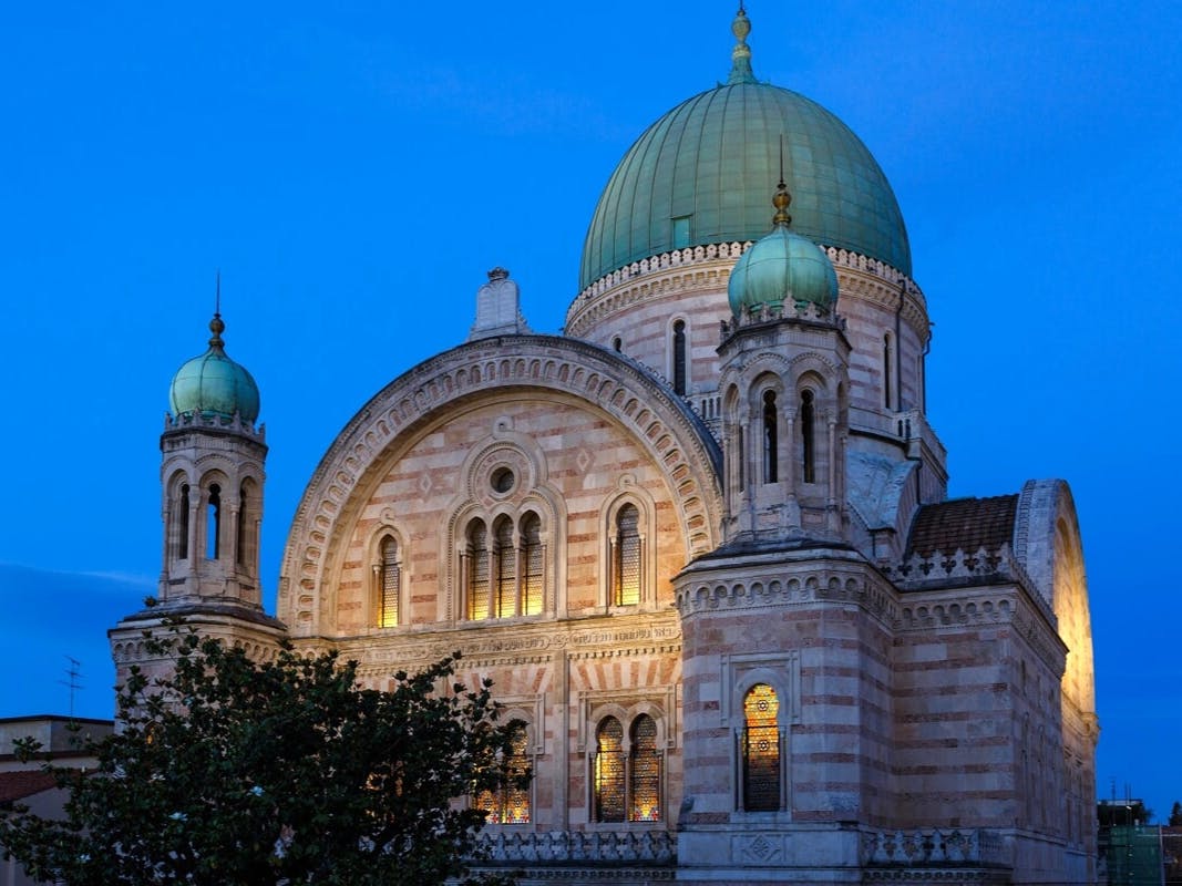 Esterno della Sinagoga di Firenze