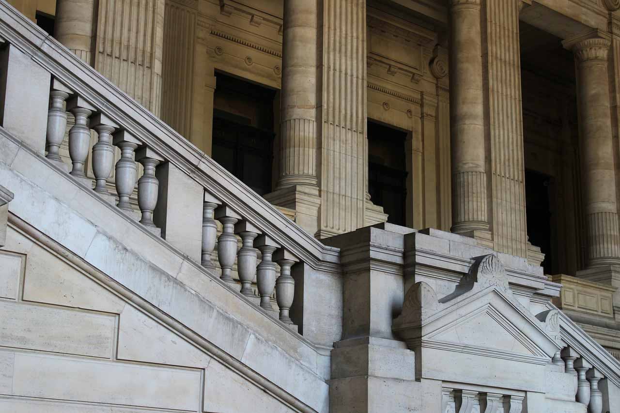 Interno del Palazzo di giustizia di Bruxelles