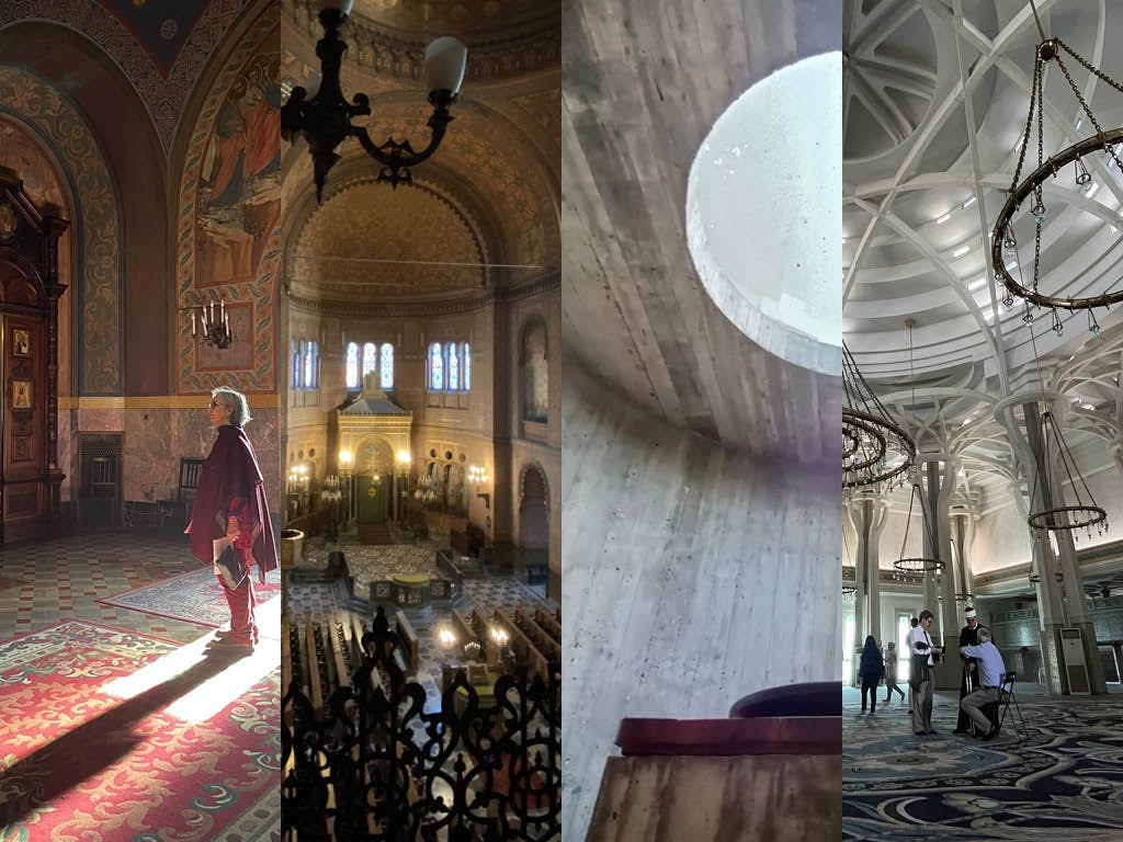 Collage architetture religiose