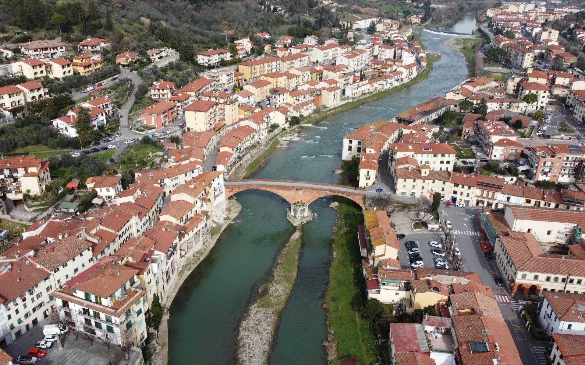 Vista dall'alto di Pontassieve