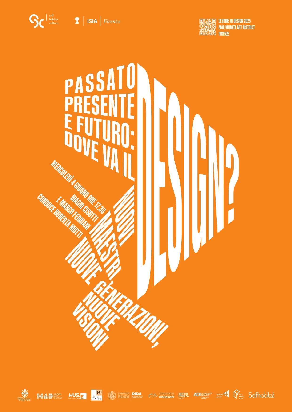 Locandina lezioni di design