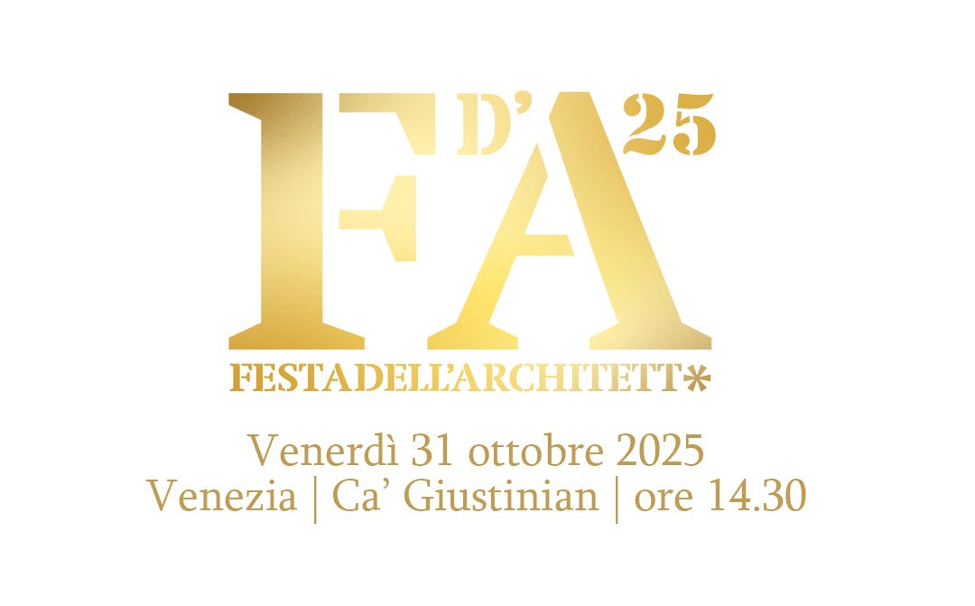 Logo festa architetto 2025