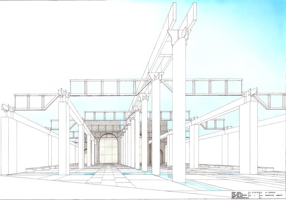 Disegno Stazione Leopolda Aulenti