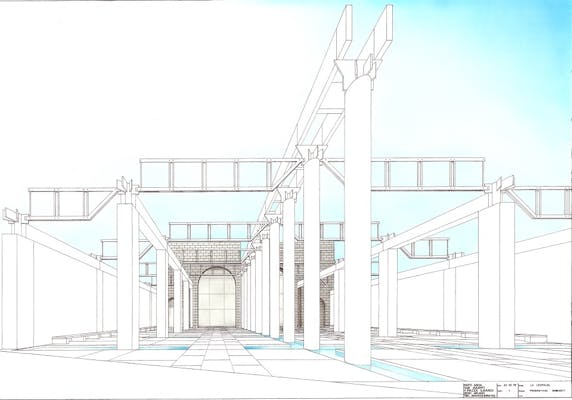 Disegno Stazione Leopolda Aulenti