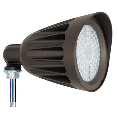 Product image for ENVISION LED-BLT-25W-TRI-BZ-KN-UNV 25W CCT BULLET FLOOD 30/40/50K