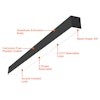1' Architectural Linear Downlight Frosted