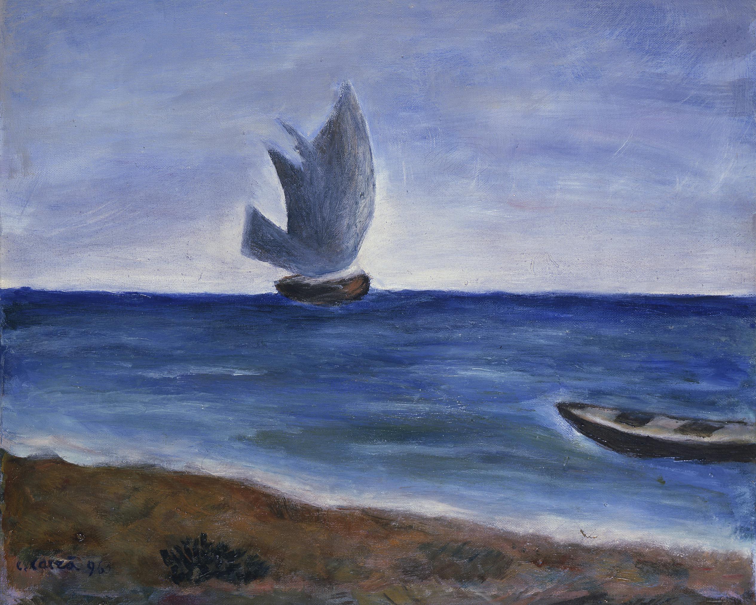 Carlo Carrà, Il Veliero, 1965
