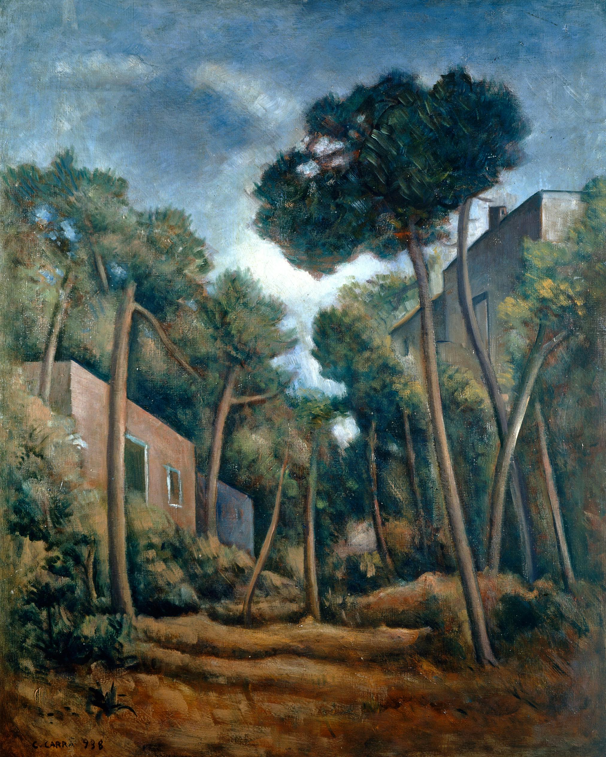 Carlo Carrà, Pineta, 1938