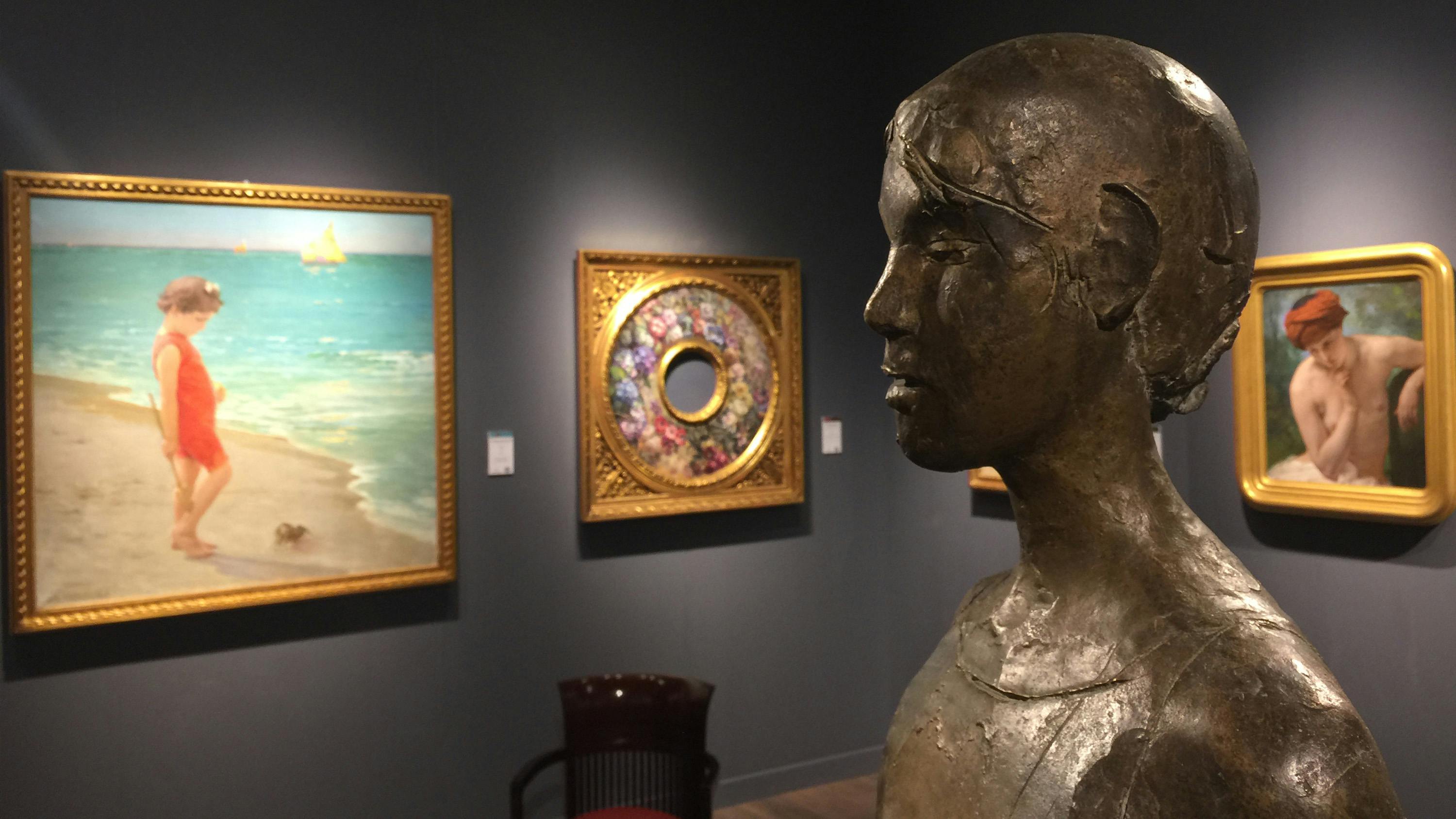 Alcune opere in mostra alla 32ma Biennale Internazionale dell'Antiquariato di Firenze