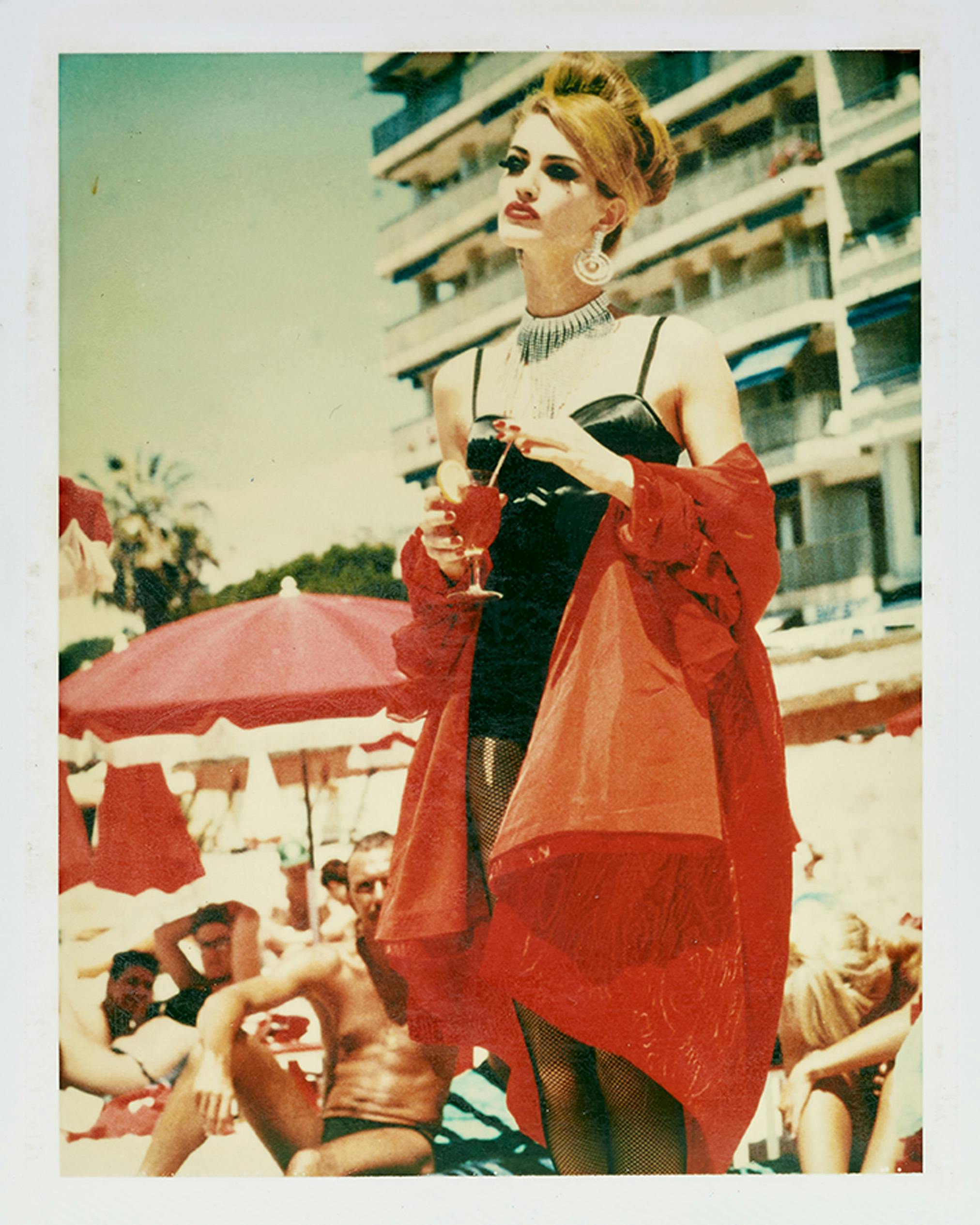 The Red Baroness, Karen Mulder, Cannes, 1991