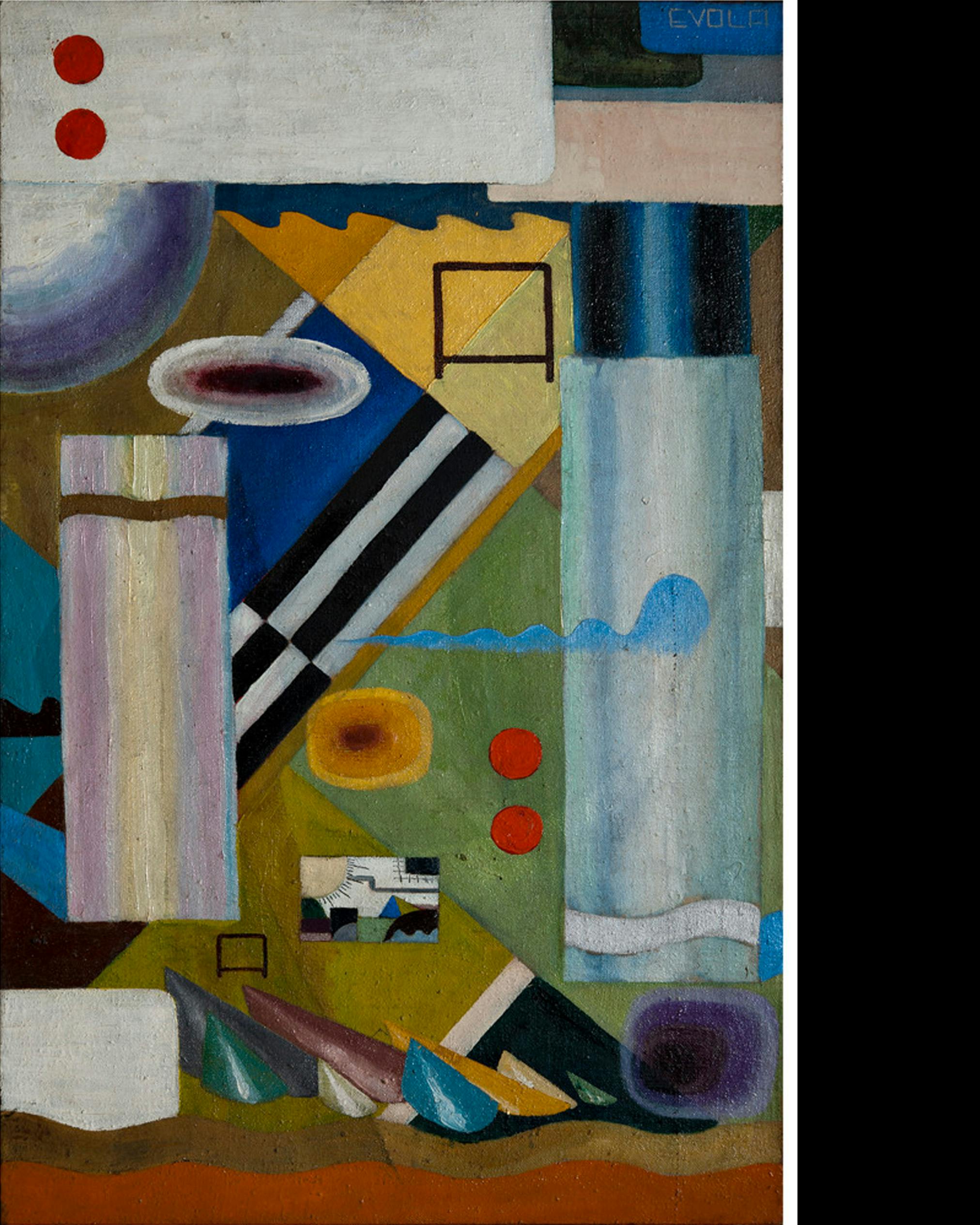 Julius Evola, "Paesaggio interiore ore 10 1/2", 1918-1920 - Galleria Nazionale d'arte moderna e contemporanea di Roma