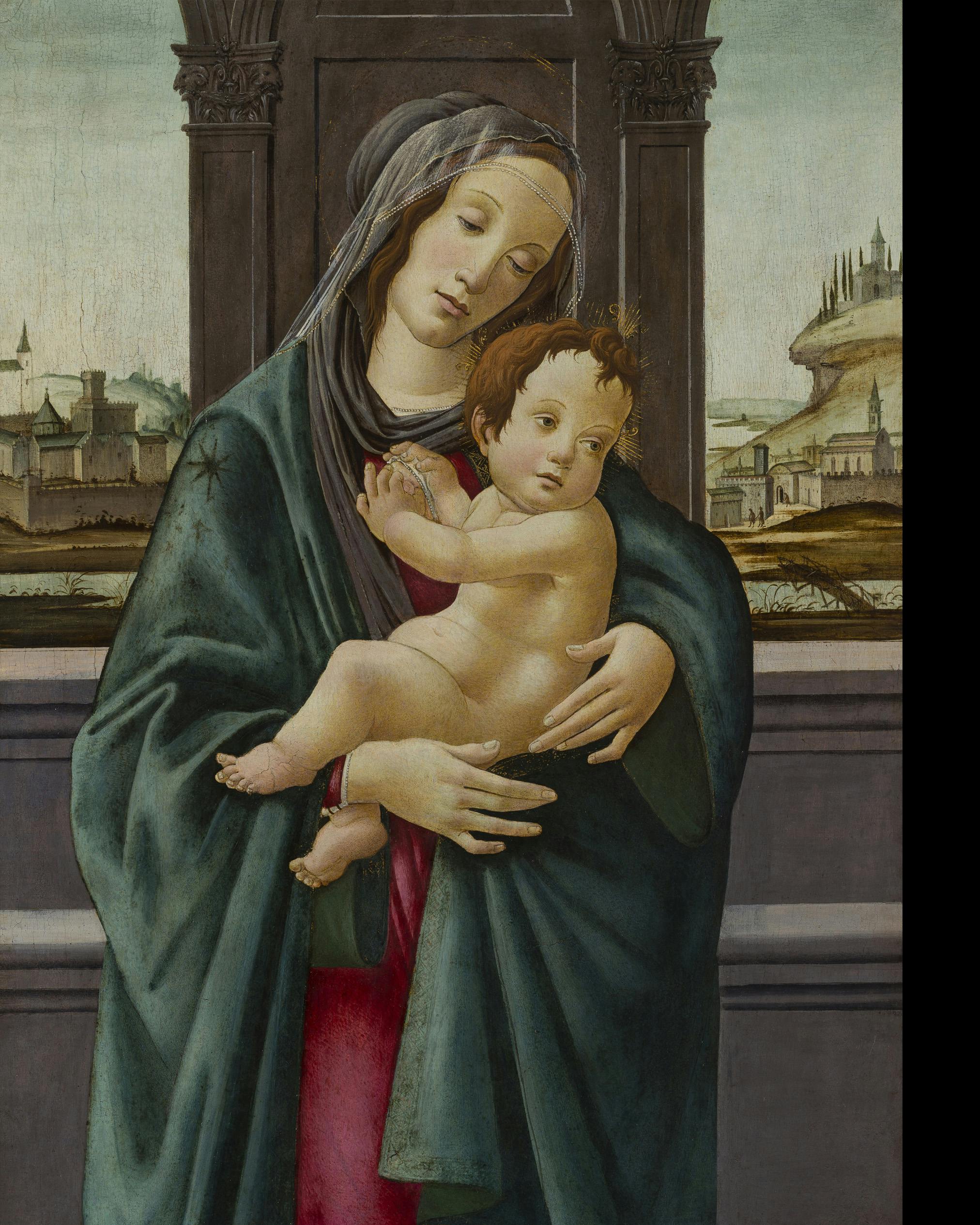 Sandro Botticelli, Madonna col Bambino, 1490 ca.