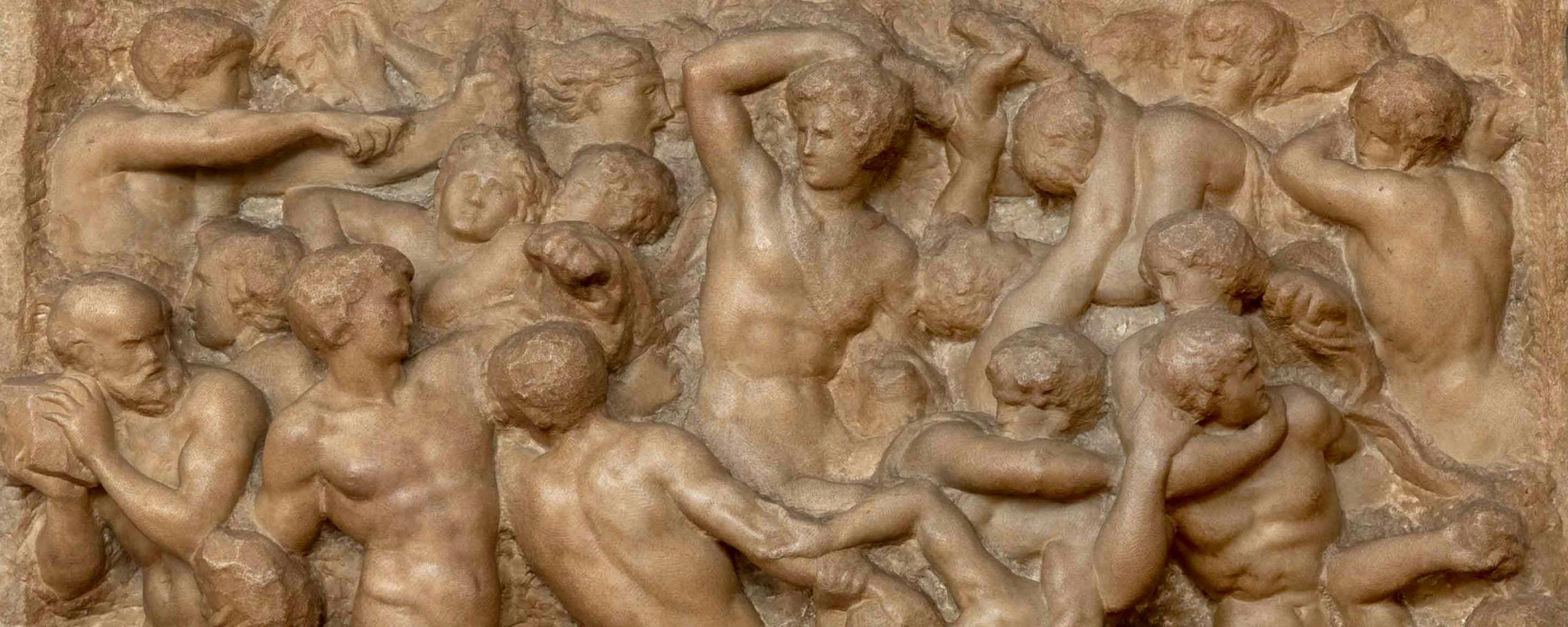 Michelangelo Buonarroti, Battaglia dei centauri (particolare) Michelangelo Buonarroti, Battaglia dei centauri (particolare)