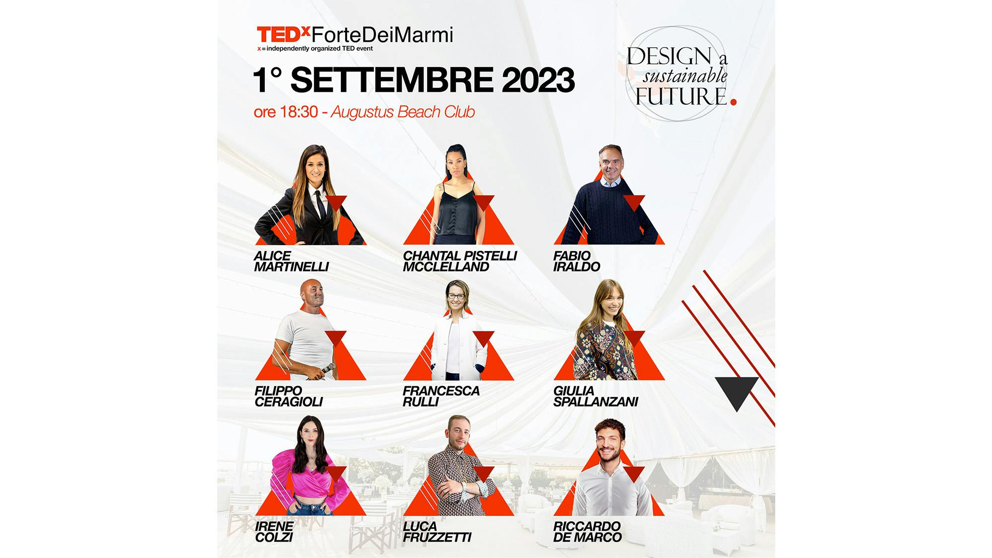 Panel speakers TEDxForteDeiMarmi 2023