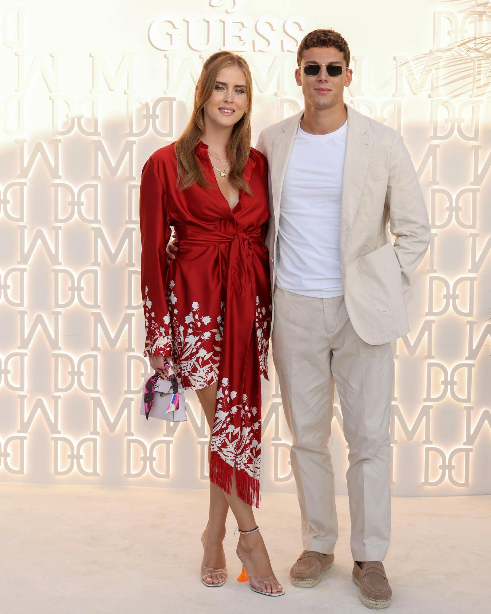 Valentina Ferragni e Mattteo Napoletano - Marciano fashion show SS25 Forte dei Marmi