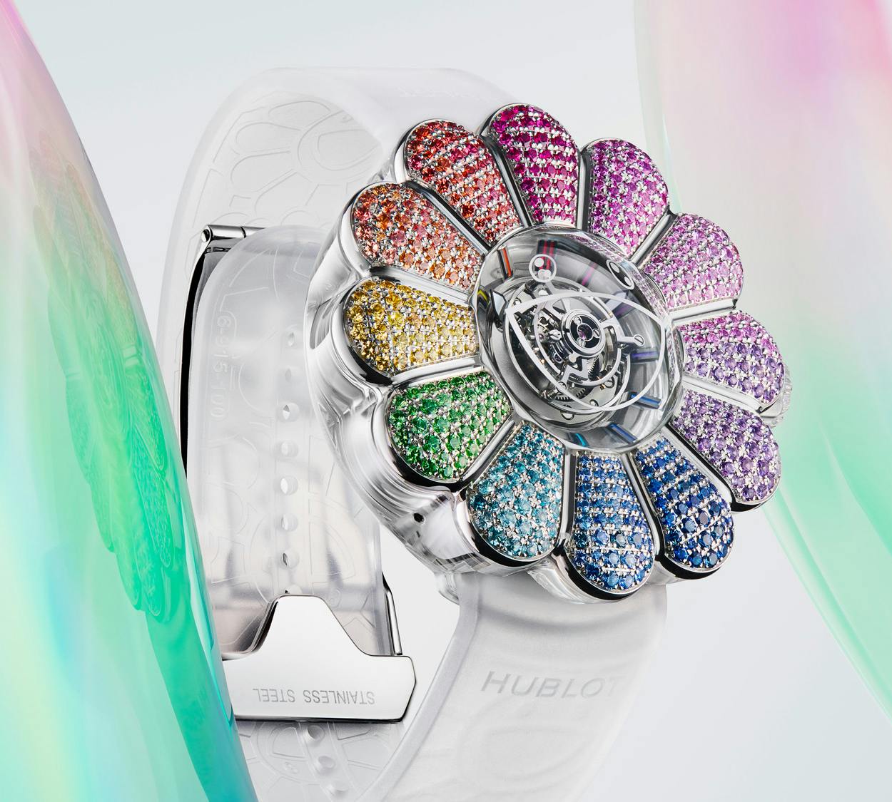 Hublot MP-15 Takashi Murakami Tourbillon Sapphire Rainbow Hublot MP-15 Takashi Murakami Tourbillon Sapphire Rainbow